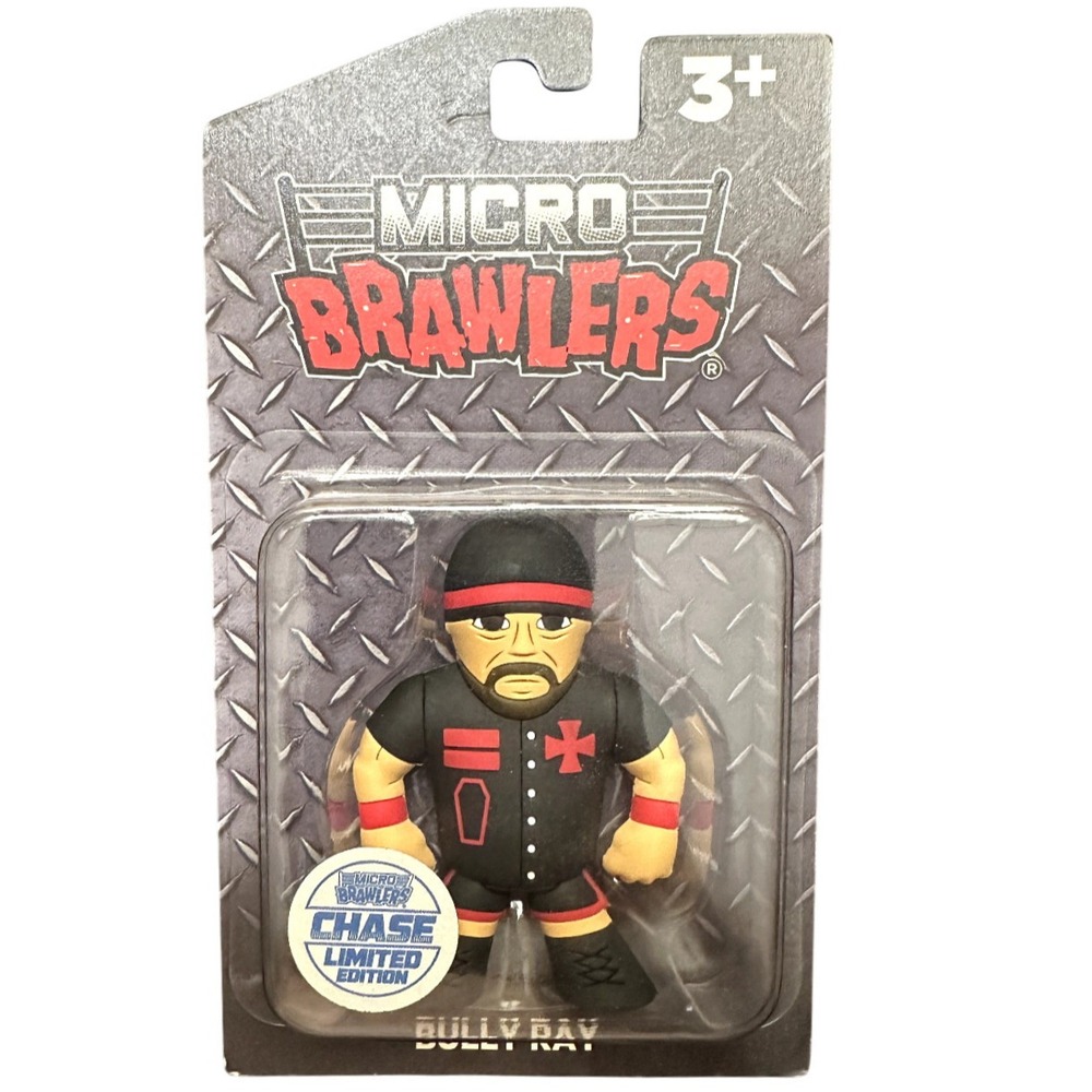 Micro Brawlers Bully Ray Chase Limited Edition Action Figure Pro Wrestling Tees